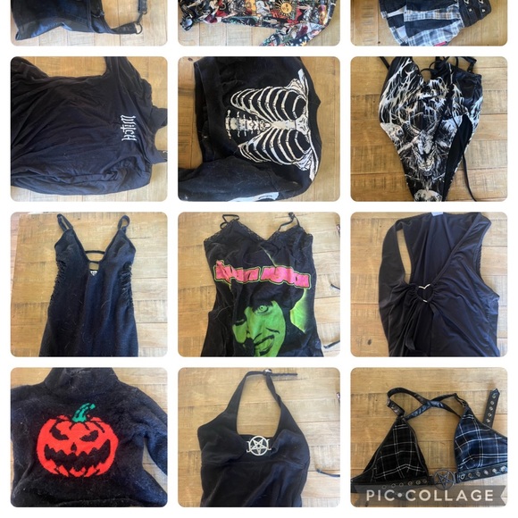 Ton of alt clothing (killstar dolls kill Vera eye candy) - Picture 2 of 2